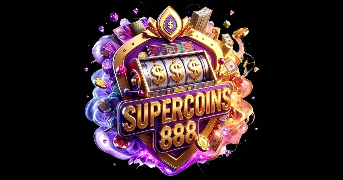 SuperCoins Casino Sign Up Banner with Registration Form